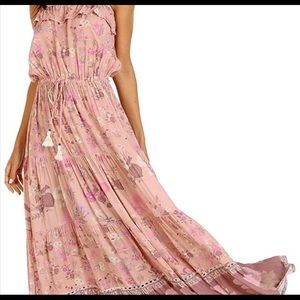 Spell and the Gypsy Wild Bloom midi dress in Blush